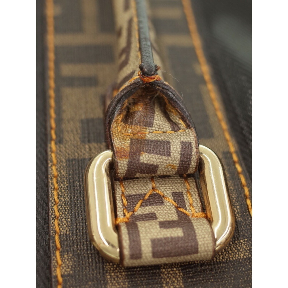 FENDI Zucca Zucchino Boston Bag Handbag - Picture 7 of 9